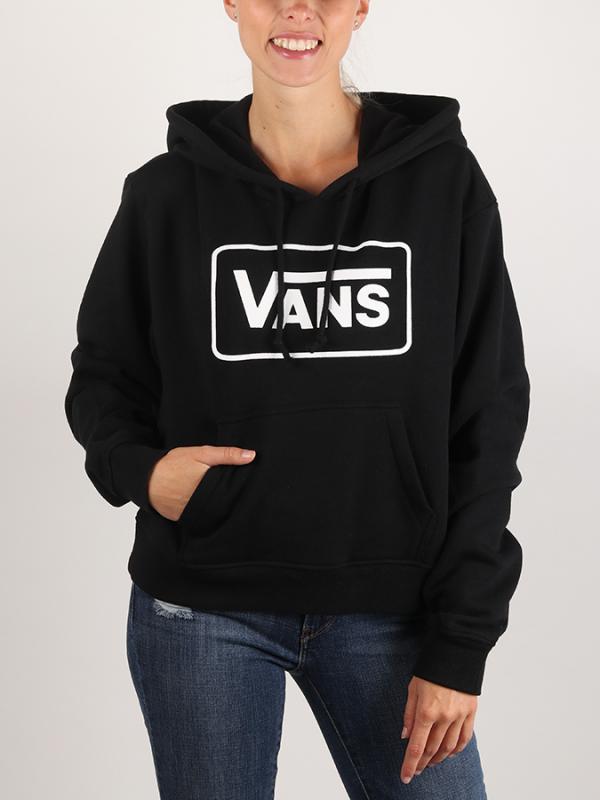 Mikina Vans WM Boom Boom Hoodie Black Černá