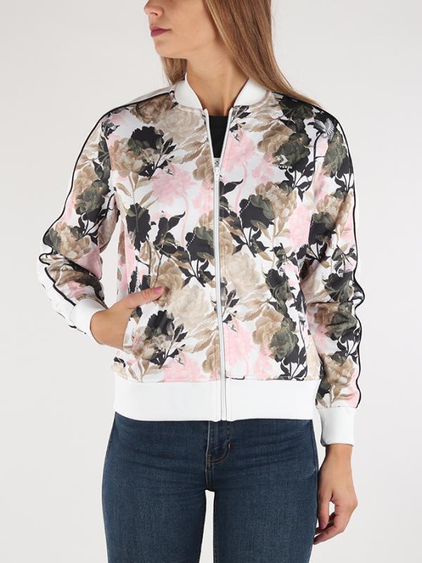 Bunda Converse W Linear Floral Track Jacket Barevná