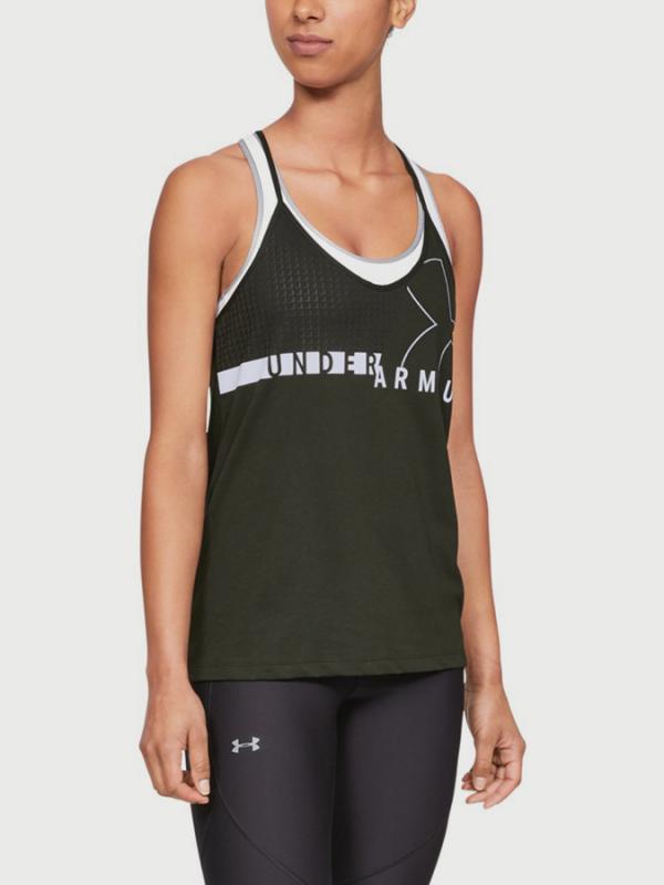 Tílko Under Armour Graphic Fashion WM Logo Tank Černá