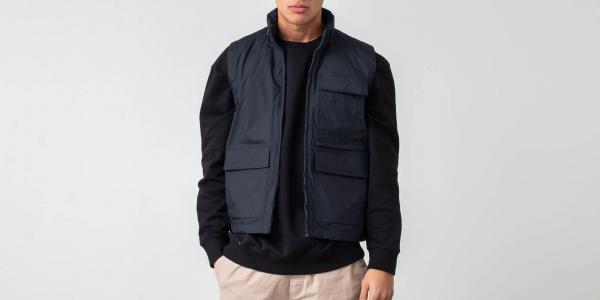 Norse Projects Birkholm Tech Gilet Dark Navy