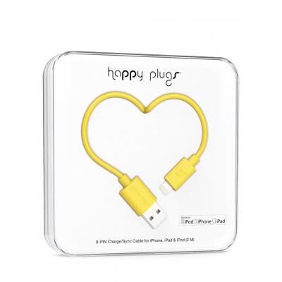Happy Plugs Lightning to USB Charge/Sync Cable(2.0m) yellow