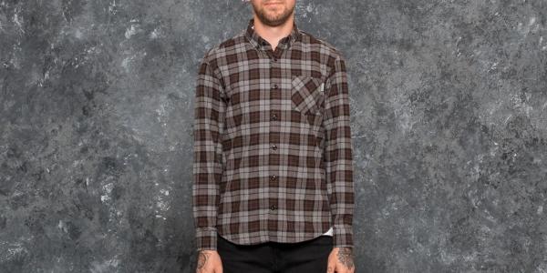 Carhartt WIP Longsleeve Norton Shirt Dark Grey Heather