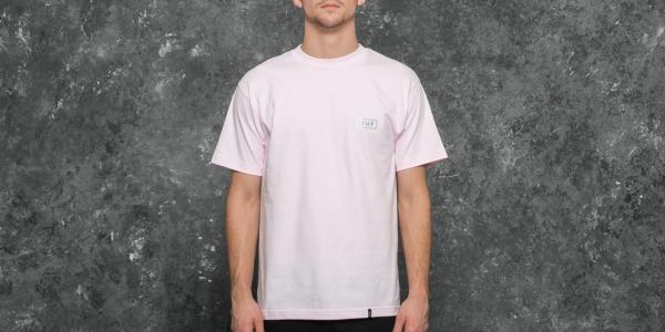 HUF Gradient Bar Logo Tee Pink