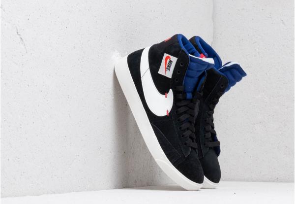 Nike Blazer Mid Rebel Wmns Black/ Summit White-Deep Royal Blue