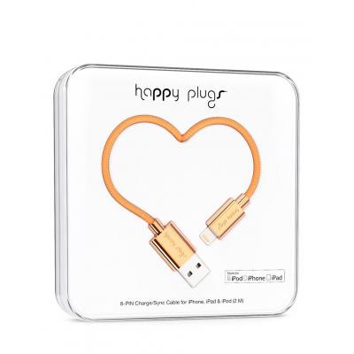 Happy Plugs Lightning to USB Charge/Sync Cable(2.0m) Rose Gold