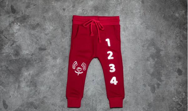 LoowFAT KIDS Number Joggers Bordeaux