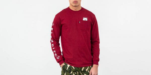 RIPNDIP Lord Nermal Tee Burgundy