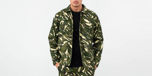 RIPNDIP Tiger Nerm Ripstop Work Jacket Green Camo