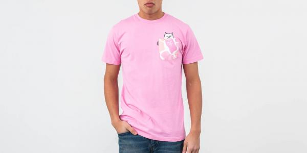 RIPNDIP Loed Nermal Camo Pocket Tee Pink Camo