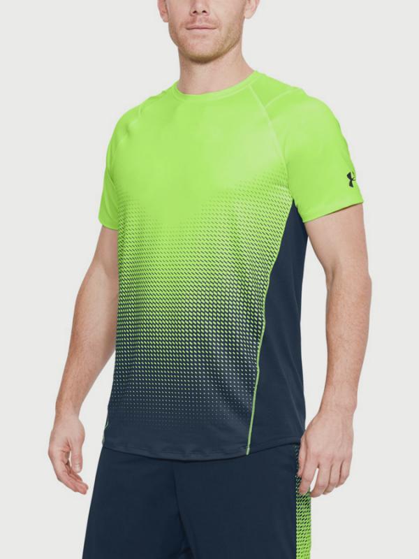 Tričko Under Armour Raid 2.0 Dash Fade SS Žlutá