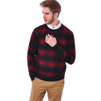 Svetr Native Youth LOGGER KNIT black/red