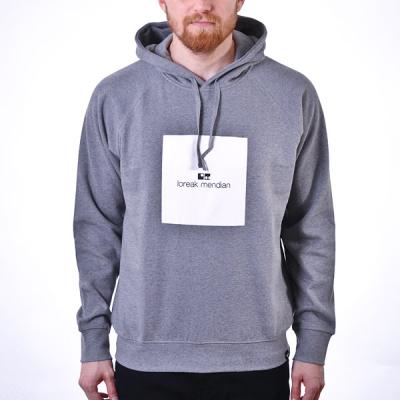 Mikina Loreak Mendian Logo Heather Grey