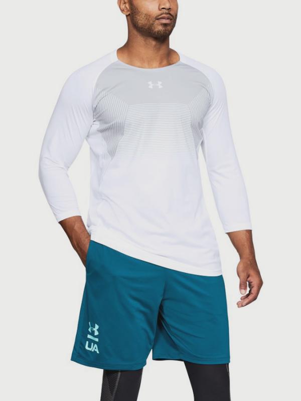 Tričko Under Armour Threadborne Vanish 3/4 Slv Bílá
