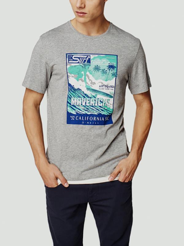 Tričko O´Neill LM MAVERICKS T-SHIRT Šedá