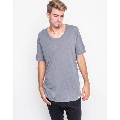 Jednobarevná Iriedaily Long Subneck Tee charc mel.