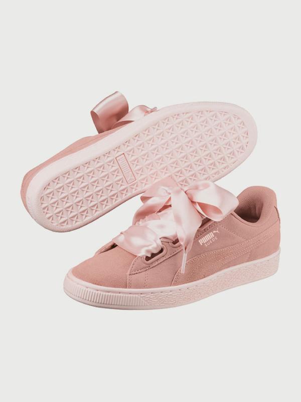 Boty Puma Suede Heart Pebble Wn s Oranžová