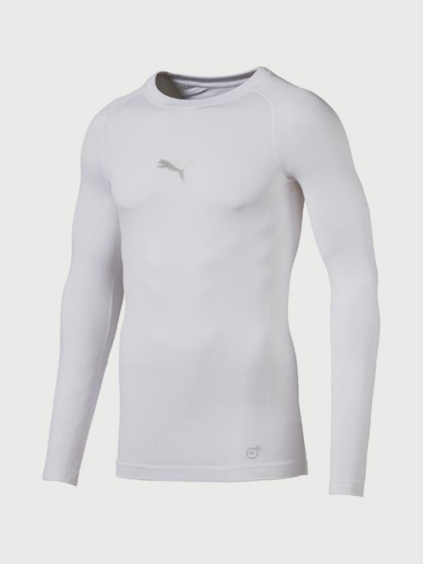 Tričko Puma FINAL evoKNIT BL Tee LS Bílá
