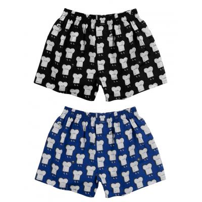 Trenýrky LOUSY LIVIN Lousy 2Pack Toast Royal & Black