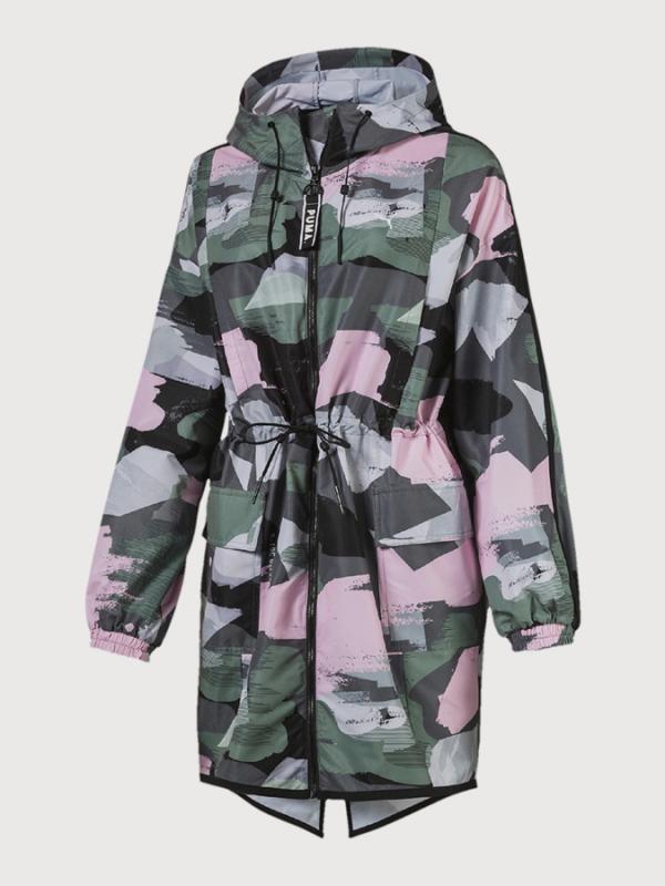 Bunda Puma Chase Parka AOP Barevná
