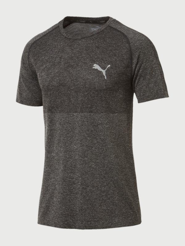 Tričko Puma evoKNIT Basic Tee Šedá