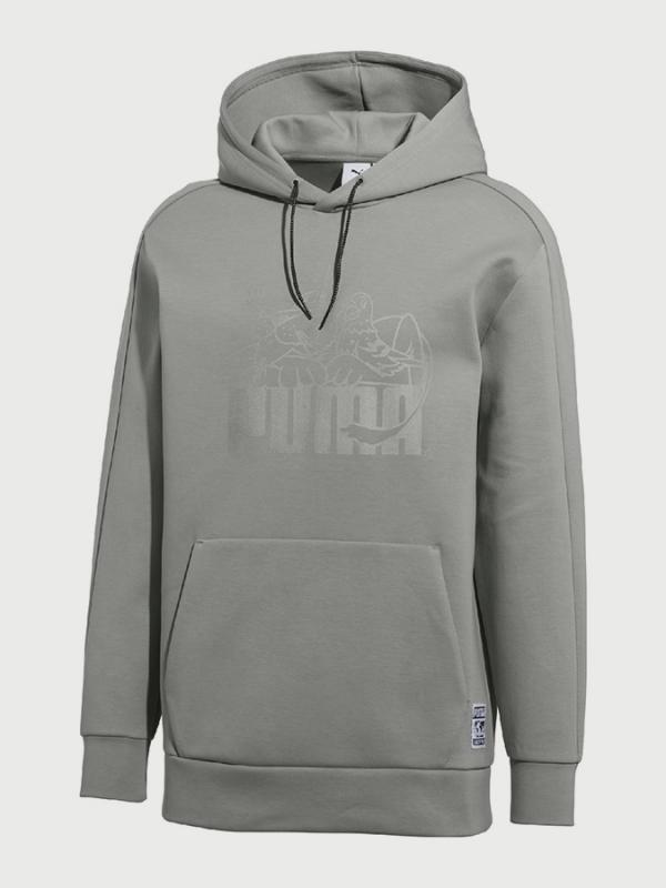Mikina Puma x STAPLE T7 Hoodie Šedá