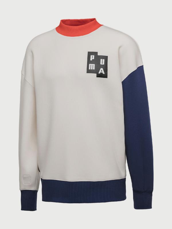 Mikina Puma x ADER Crew Bílá