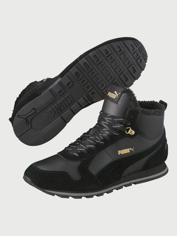 Boty Puma ST Runner Mid Fur Černá