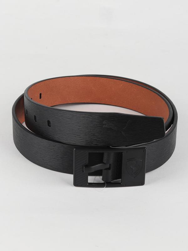 Pásek Puma SF LS Leather Belt Černá