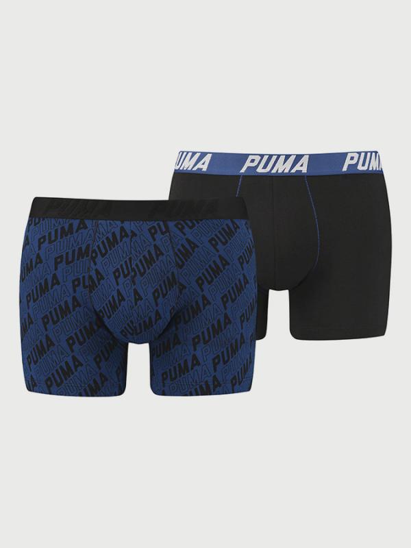Boxerky Puma Boxer Infinity Logo Print 2 Pack Barevná