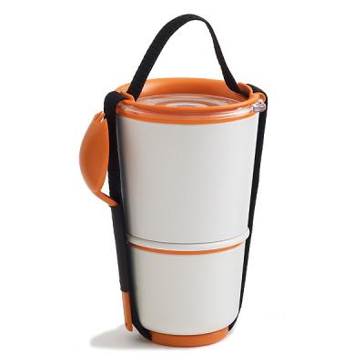 Black + Blum Lunch Pot bílá/oranžová
