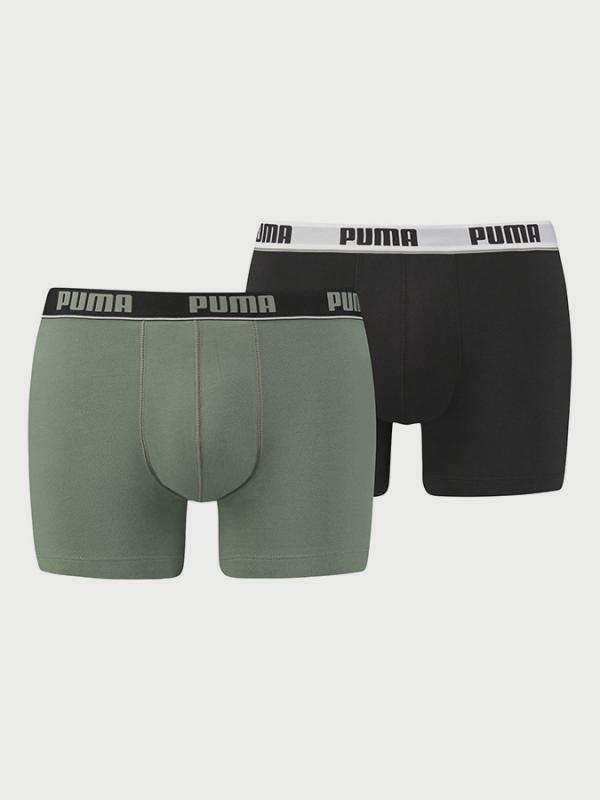 Boxerky Puma Basic Stripe Elastic Boxer 2 Pack Barevná