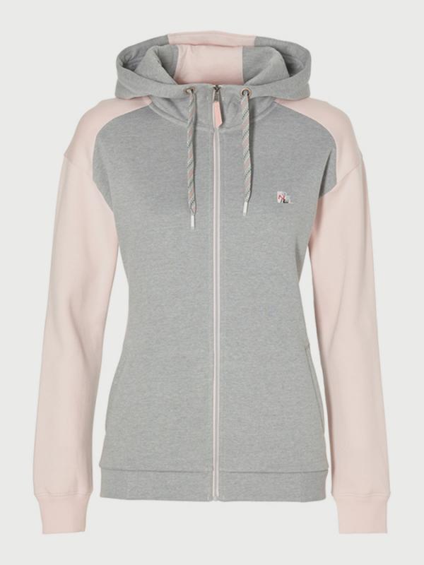 Mikina O´Neill LW Colour Block Fz Hoodie Šedá
