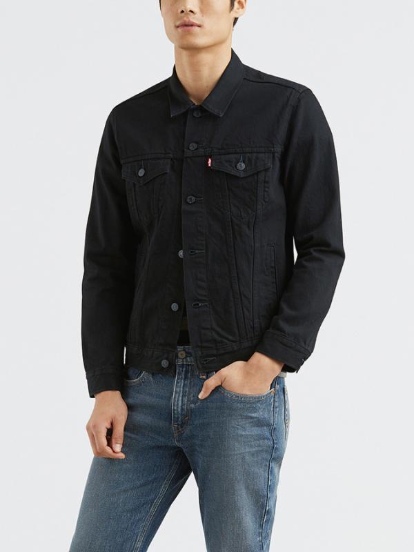 Košile LEVI'S The Trucker Jacket Berk Trucker Černá