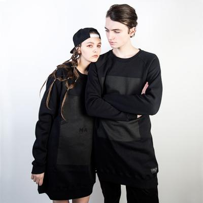 Mikina Marshal Apparel Ma Box Crewneck All Black