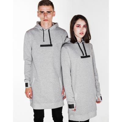 Mikina Marshal Apparel MA BOX PATCH HOODIE Grey