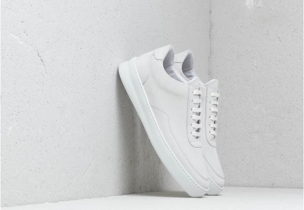 Filling Pieces Low Mondo Plain Nardo Nubuck White