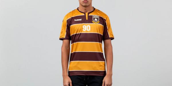 Hummel x Hanon HB Team Jersey Tee Orange/ Brown