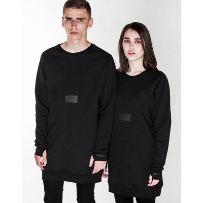 Mikina Marshal Apparel MA PATCH CREWNECK SWEAT Black