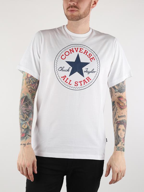 Tričko Converse M Chuck Patch Tee Bílá