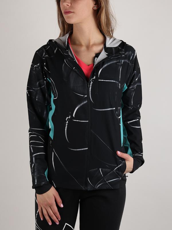 Bunda Under Armour Outrun The Storm Printed Jkt Černá