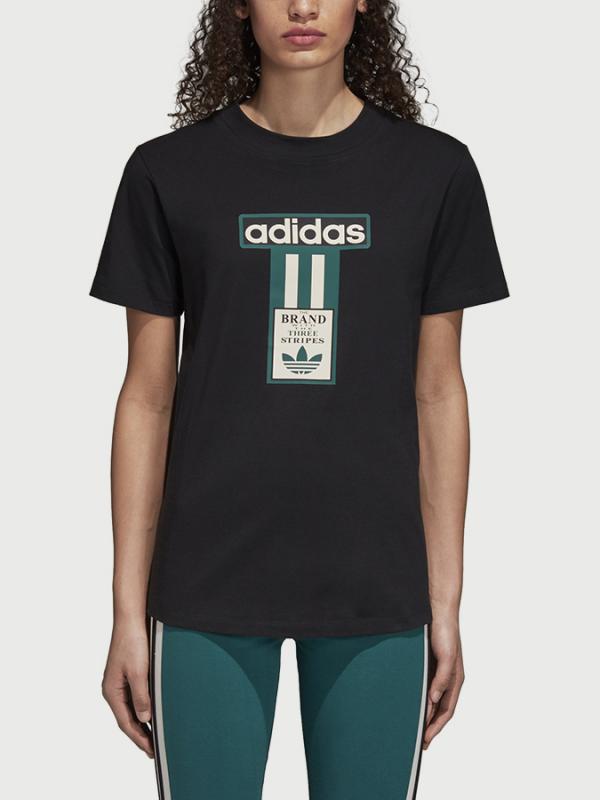 Tričko adidas Originals Logo Tee Černá