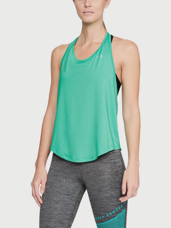 Tílko Under Armour HG Mesh Back Tank Zelená