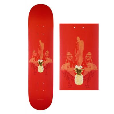 Marshal Apparel MA x Pasta Oner Capsule Skateboard 7.75" Red