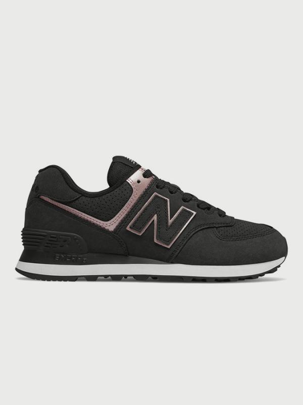 Boty New Balance WL574NBK Černá