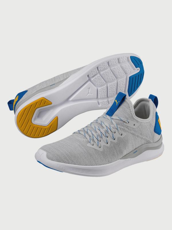 Boty Puma IGNITE Flash evoKNIT Šedá