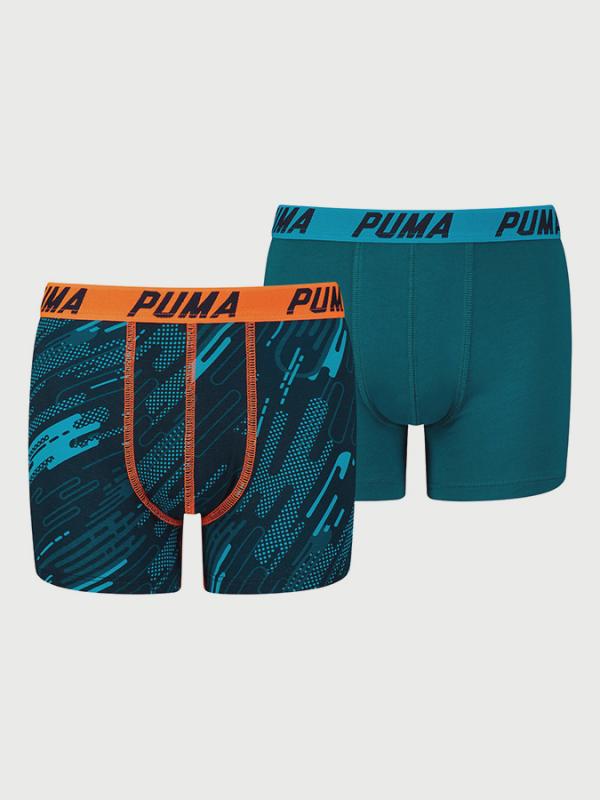 Boxerky Puma Basic Hero Print Boxer 2 Pack Barevná