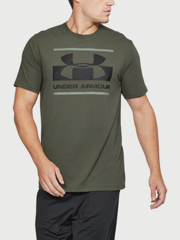 Tričko Under Armour Blocked Sportstyle Logo Zelená
