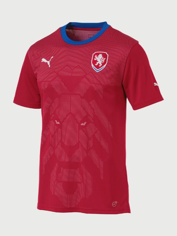 Tričko Puma CZECH REPUBLIC B2B Shirt Červená