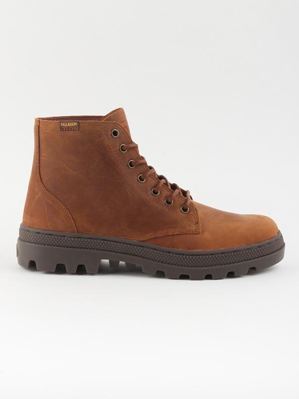 Boty Palladium Plboss Mid M Hnědá