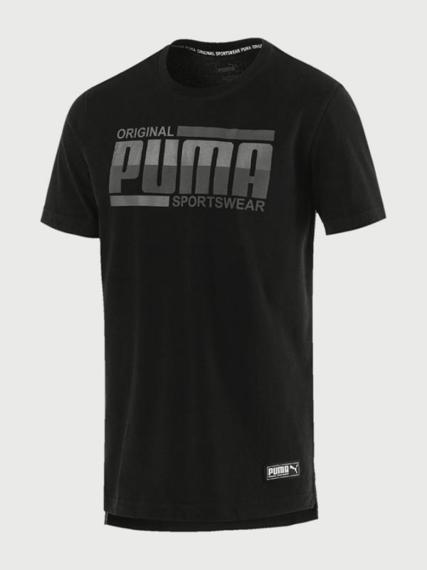 Tričko Puma Athletics Tee Černá